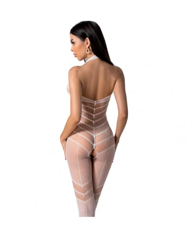 PASSION - BS100 BODYSTOCKING WHITE VIENAS DYDIS 2
