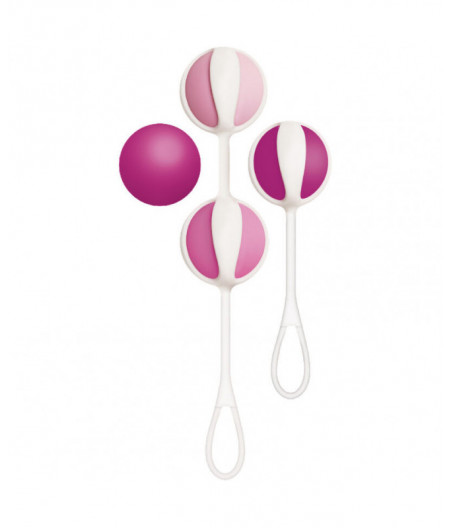 GVIBE - SET 4 GEISHA BALLS MINI RASPBERRY