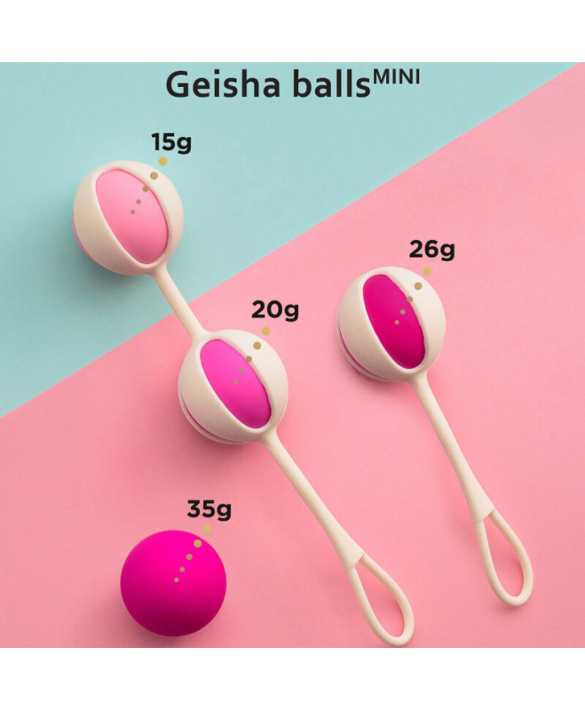 GVIBE - RINKINYS 4 GEISHA BALLS MINI RASPBERRY 2