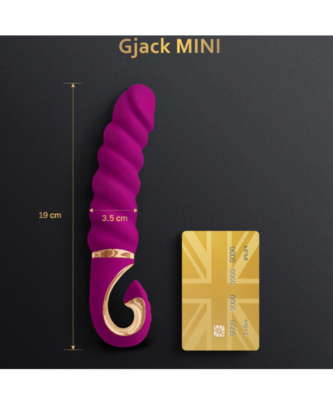 GVIBE - GJACK MINI SILICONE VIBRATOR SWEET RASPBERRY 2