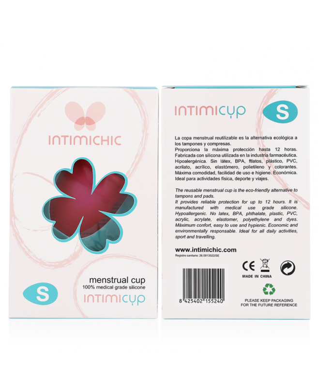 INTIMICHICÃÂ - S DYDŽIO MEDICININĖS SILIKONINĖ MĖSINIŲ TAURĖ 2