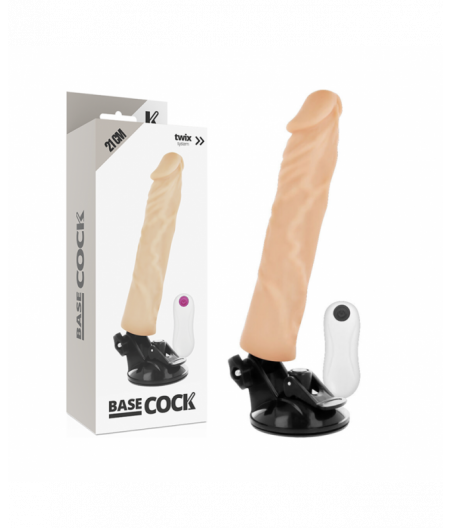 BASECOCK - REALISTIC VIBRATOR REMOTE CONTROL 21 CM