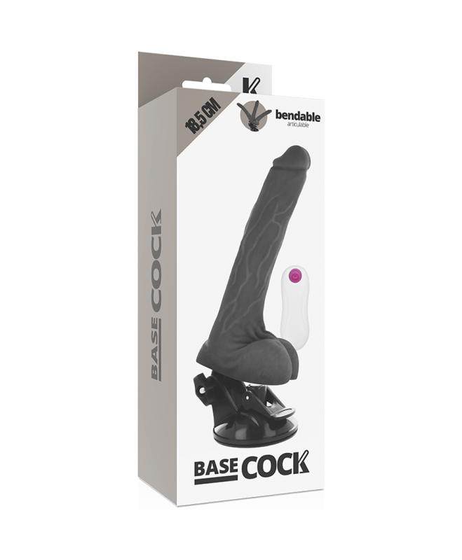 BASECOCKÃÂ – REALIŠKAS JUODAS NUOTOLINIO VALDYMAS, JUODAS 18,5 CM 6