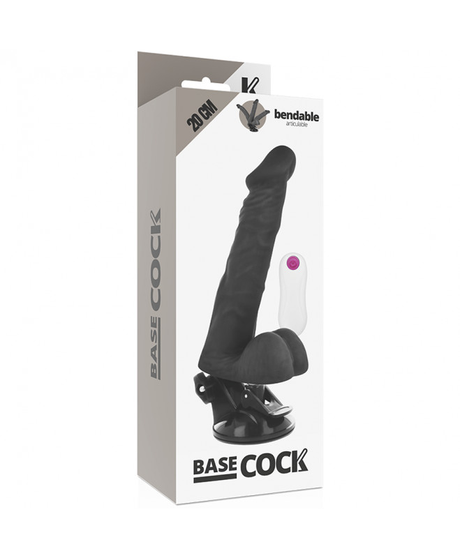 BASECOCKÃÂ – REALISTAS JUODAS NUOTOLINIO VALDYMAS, JUODAS 20 CM 6