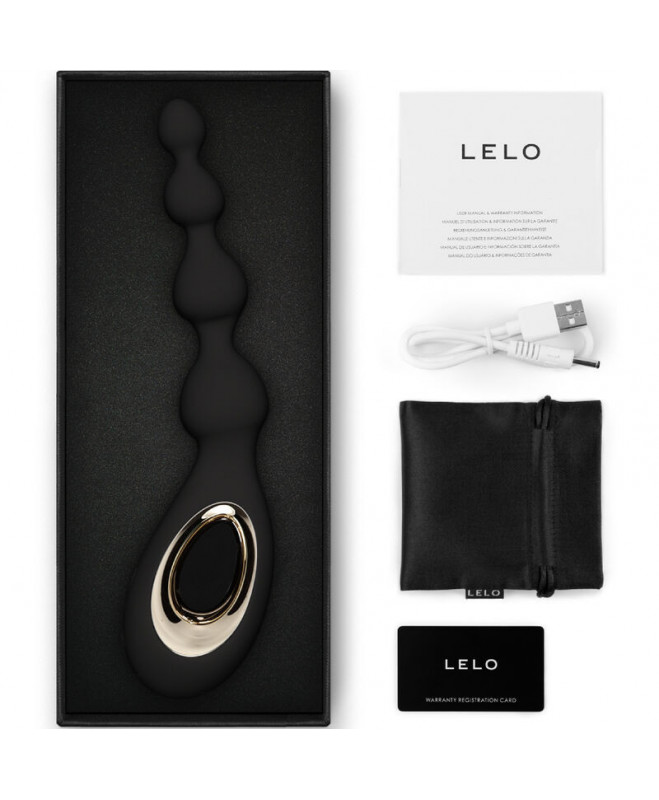 LELO - SORAYA BEADS ANALINIS MASAŽUOTIS JUODAS 2