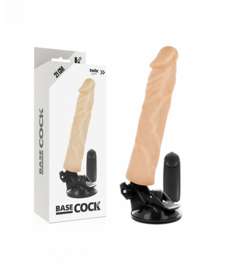 BASECOCK - REALISTIC VIBRATOR REMOTE CONTROL 21 CM