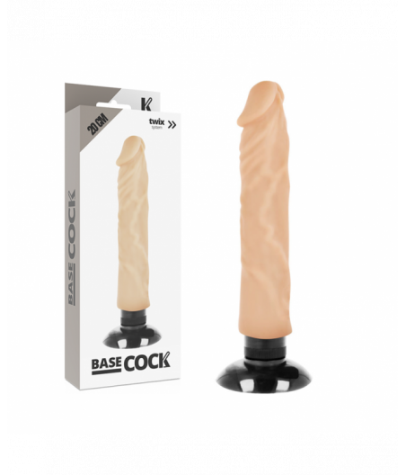 BASECOCK - REALISTIC VIBRATOR 2-1 20 CM