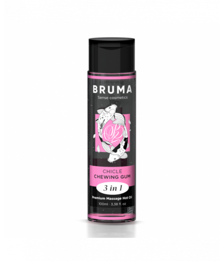 BRUMA - PREMIUM MASSAGE HOT OIL CHEWING GUM 3 IN 1 - 100 ML