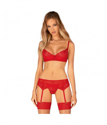 OBSESSIVE INGRIDIA THREE PIECES RED