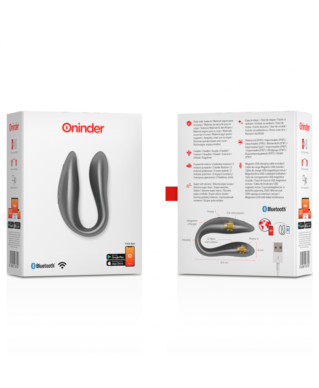 ONINDERÃÂ – LISBOA G-SOT & CLITORAL STIMULATOR BLACK – NEMOKAMA PROGRAMĖ 7