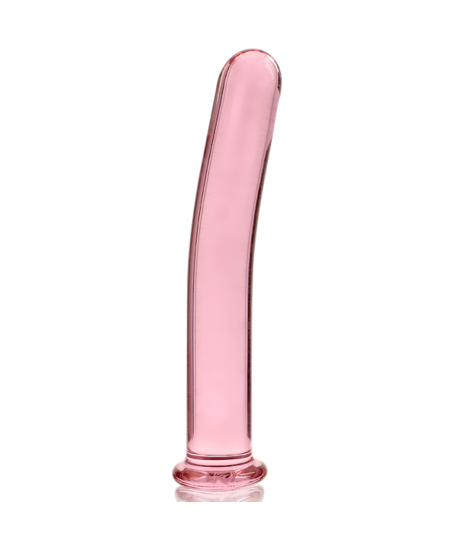 IBIZAÃÂ SERIJA NEBULA - 9 MODELIS DILDO BOROSILIKATINIS STIKLAS 15,5 X 2,5 CM RAUŽAS 2