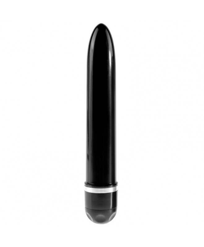 KING COCK - REALISTAS VARPOS VIBRATORIAUS 25,6 CM RUDAS 2