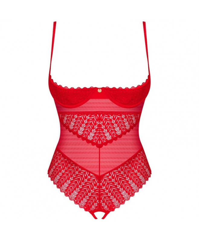 OBSESSIVE - INGRIDIA CROTCHLESS RED XS/S 5