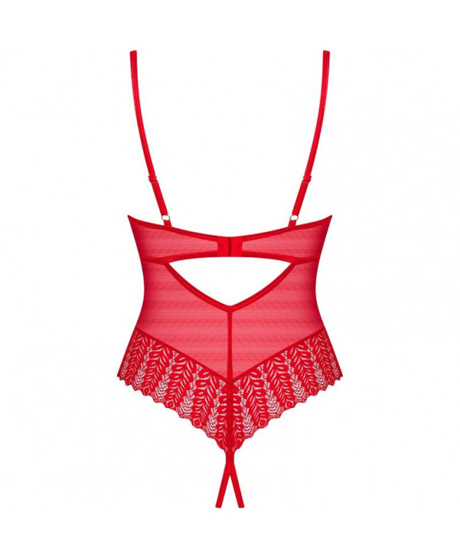 OBSESSIVE - INGRIDIA CROTCHLESS RED XS/S 6