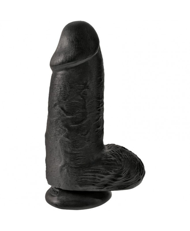 KING COCK - CHUBBY REALISTIC PENIS 23 CM BLACK