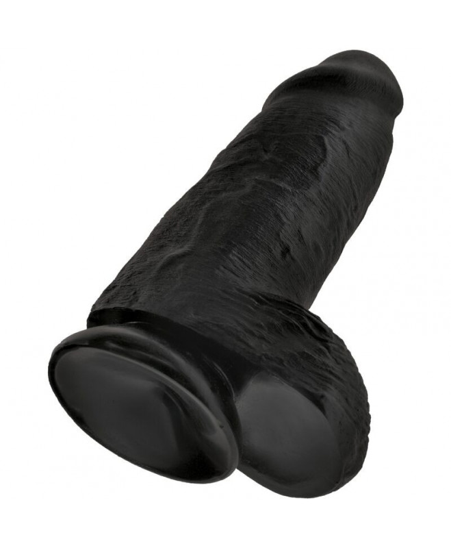 KING COCK - CHUBBY REALISTIC PENIS 23 CM BLACK 4