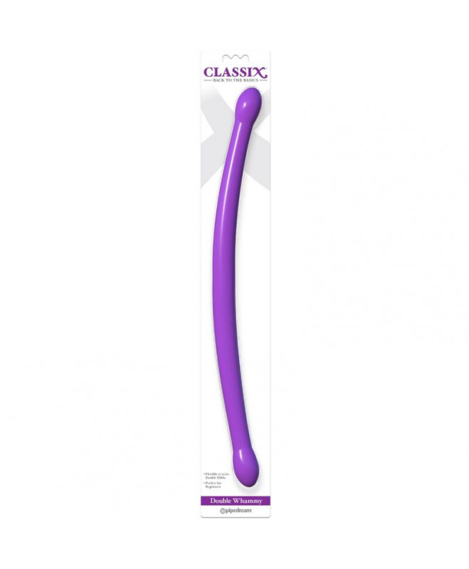 CLASSIX – LANKSUS DVIGUBAS DILDO 43,7 CM PURPLE 6