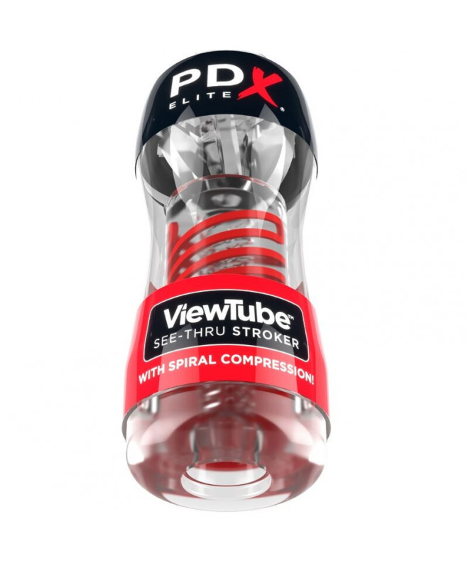 PDX ELITE – STROKER VIEWTUBE 2 SPIRALINĖ SUspaudimo permatoma 2