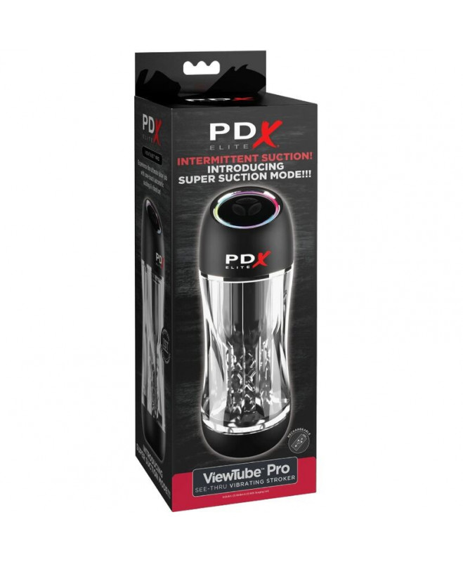 PDX ELITE - STROKER VIEWTUBE PRO VIBRATOR SKAIDRUS 3