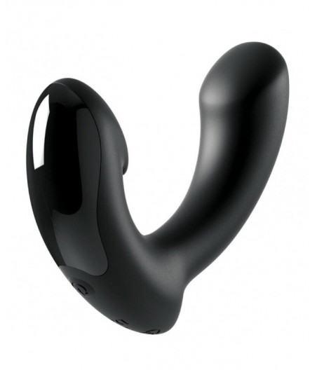 SIR RICHARDS - BLACK SILICONE P-POINT PROSTATE MASSAGER