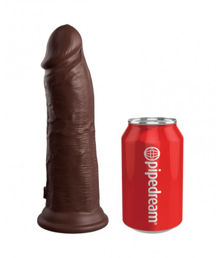 KING COCK ELITE - REALISTIC SILICONE DILDO 20.3 CM BROWN