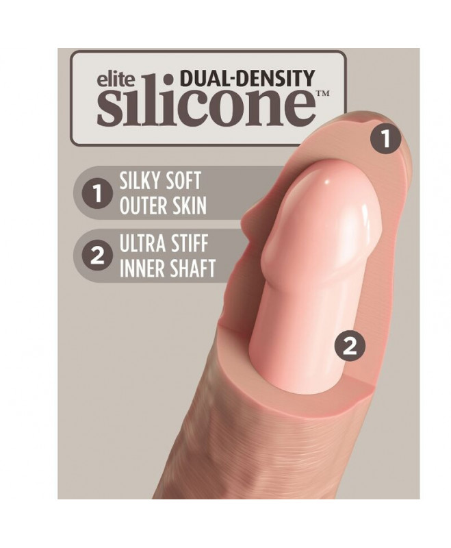 KING COCK ELITE - REALISTAS SILIKONINIS DILDO 23 CM 4