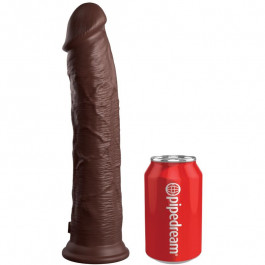 KING COCK ELITE - REALISTIC SILICONE DILDO 28 CM BROWN