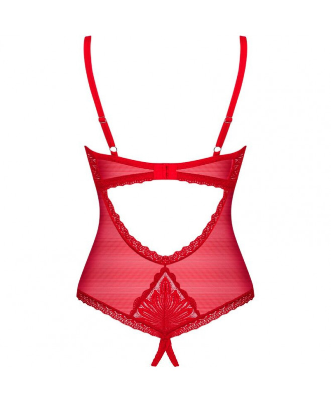 OBSESSIVE - CHILISA CROTCHLESS TEDDY XS/S 6