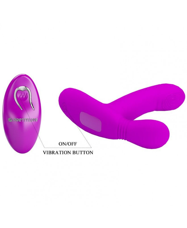 PRETTY LOVE - GERI CLITORIS MASAGER PINK REMOTE CONTROL 6