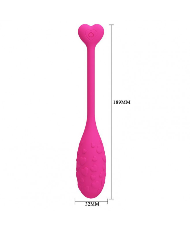 PRETTY LOVE – PROGRAMOS KONTROLIUOJAMAS PINK FISHER VIBRATING EGG 4