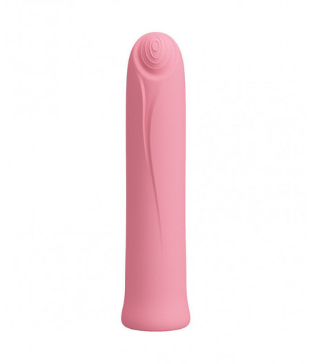 PRETTY LOVE - CURTIS MINI SUPER POWER VIBRATOR 12 PINK SILICONE VIBRATIONS