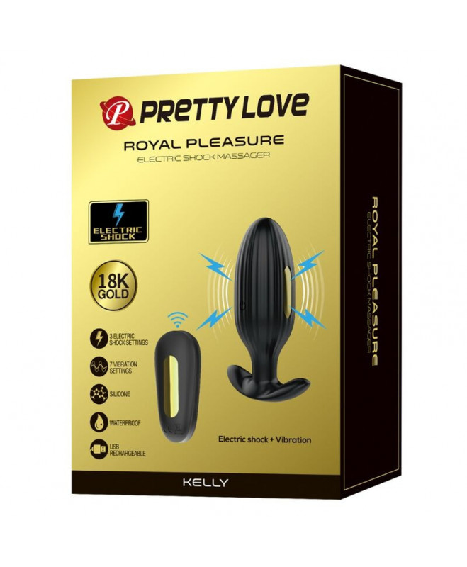 PRETTY LOVE – KELLY PLUG ANALINIS PAKRAUJAMAS VIBRATORIAUS JUODAS 11