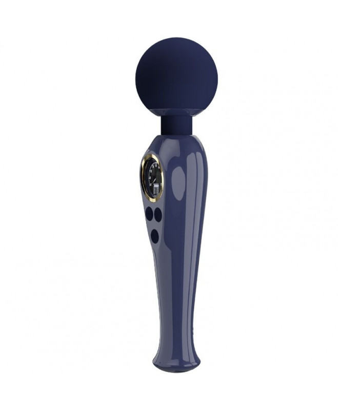 PRETTY LOVE - SKYLER VIBRATOR WAND MĖLYNA 2