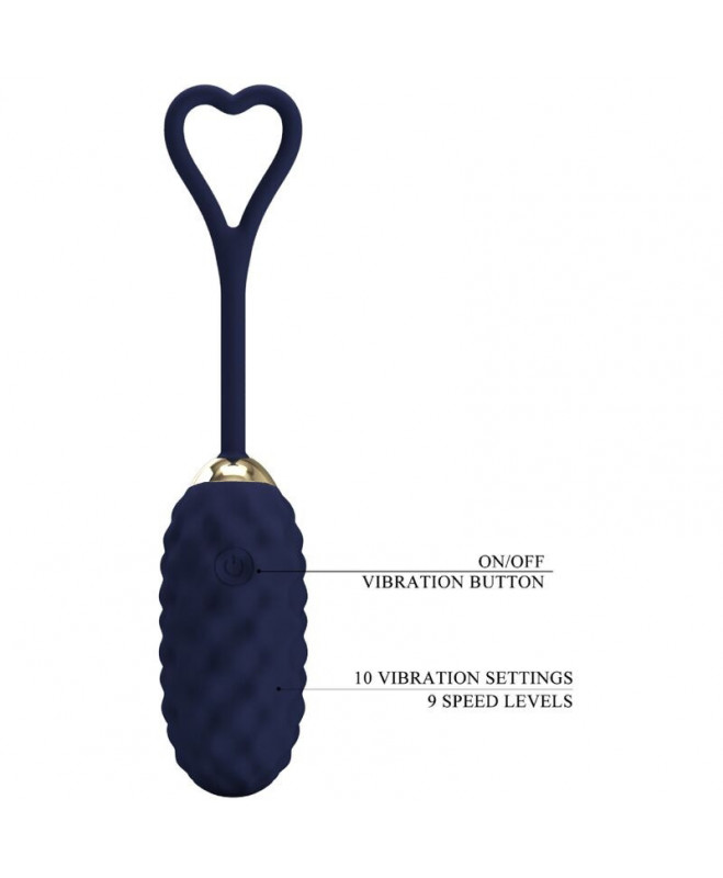 PRETTY LOVE - VIVIAN BLUE REMOTE CONTROL VIBRATING EGG 6