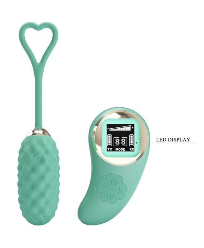 PRETTY LOVE - VIVIAN GREEN REMOTE CONTROL VIBRATING EGG 3