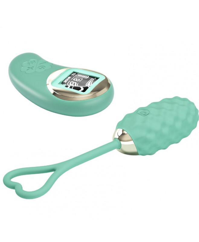 PRETTY LOVE - VIVIAN GREEN REMOTE CONTROL VIBRATING EGG 4