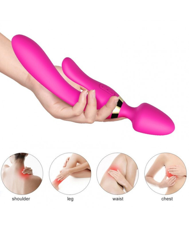 ARMONY - MASAGER & VIBRATOR Rabbit FUCHSIA 4