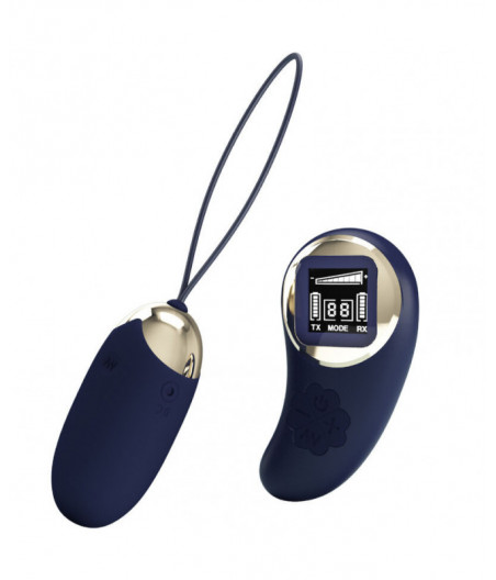 PRETTY LOVE - MINA VIBRATING EGG REMOTE CONTROL BLUE