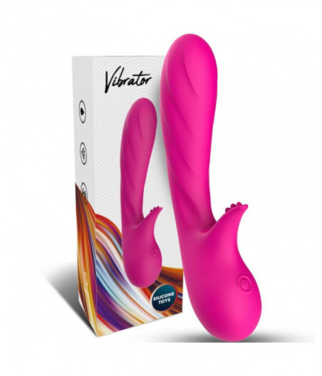 ARMONY - ROMANCE VIBRATOR WITH STIMULATOR FUCHSIA