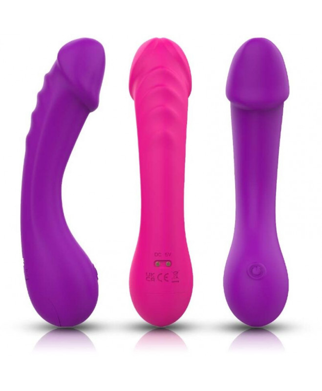 ARMONY - DILDO VIBRATORIAUS G-TAŠKO SILICONE FUCHSIA 6