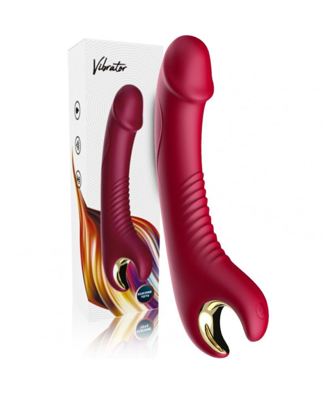 ARMONY - PRINCE DILDO VIBRATOR & ROTATOR RED