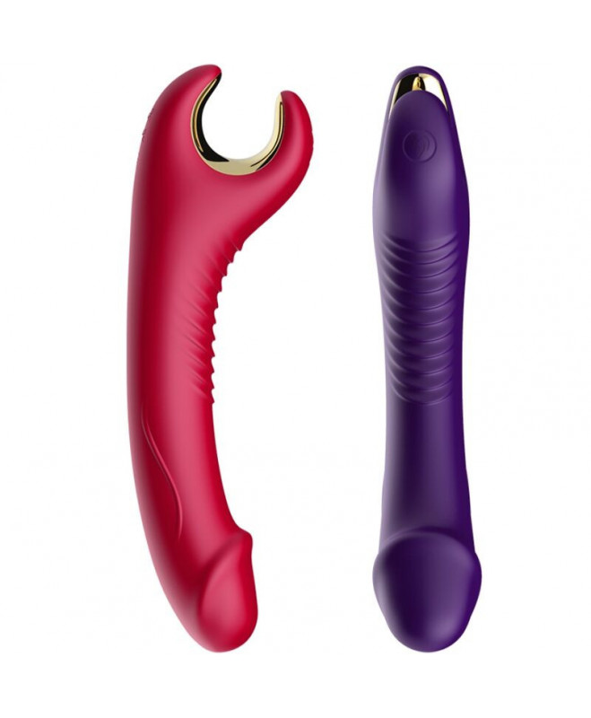 ARMONY - PRINCE DILDO VIBRATOR & ROTATOR RED 5