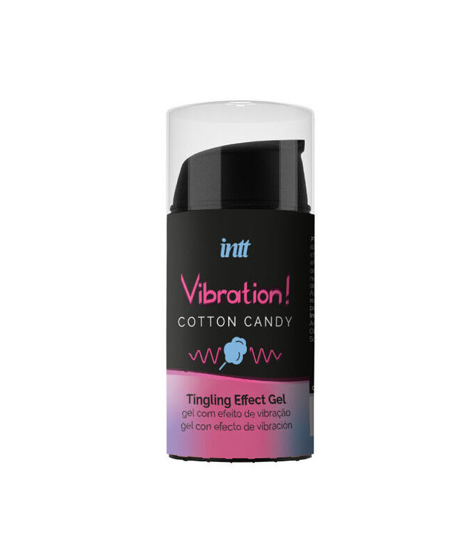 INTT - UNISEX VIBRING EFFECT GEL COTTON CANDY 15 ML