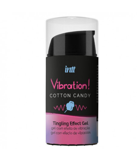 INTT - UNISEX VIBRATING EFFECT GEL COTTON CANDY 15 ML