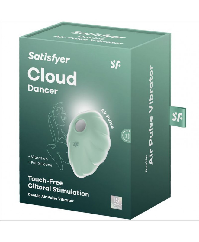 SATISSFYER - CLOUND DANCER GREEN AIR PULSE VIBRATOR 5