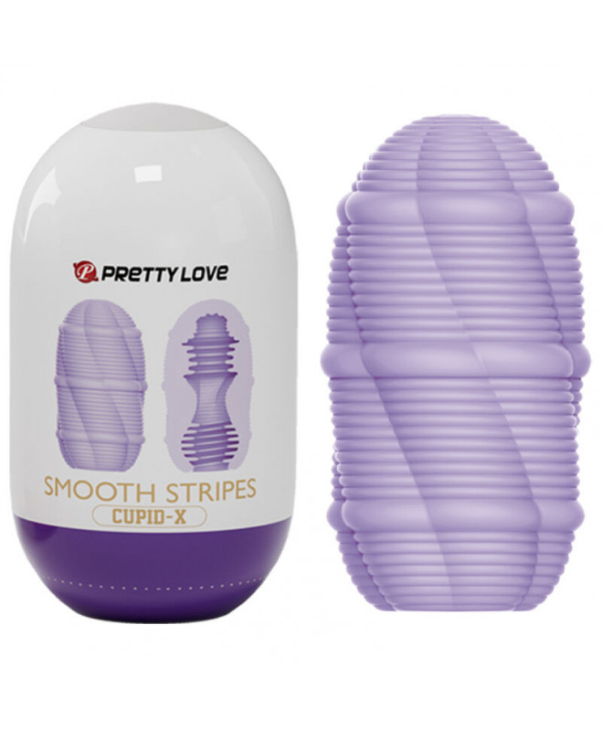 PRETTY LOVE - SMOOTH STRIPES CUPID MASTURBATOR EGG