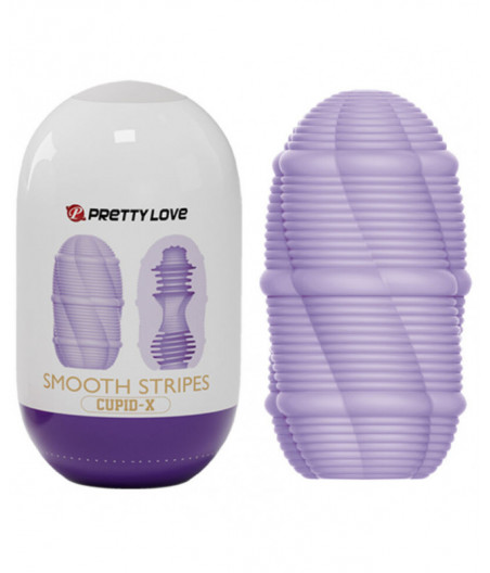 PRETTY LOVE - SMOOTH STRIPES CUPID MASTURBATOR EGG