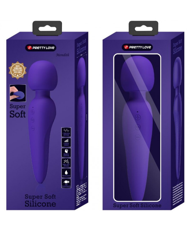 PRETTY LOVE - MEREDITH MASAGER 12 VIBRATION MODES PURPLE 9