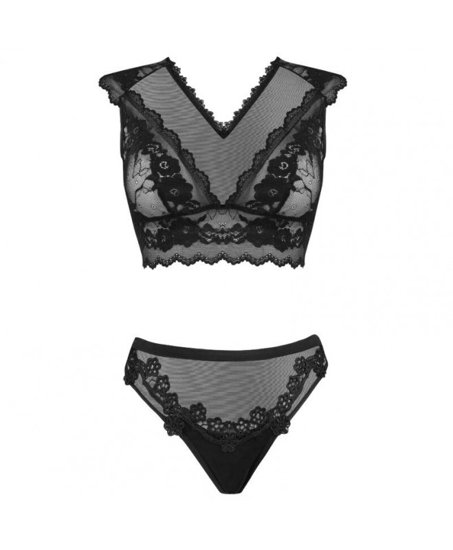 LIVCO CORSETTI FASHION - TIMOSAN LC 90631 BRA + PANTY BLACK 3