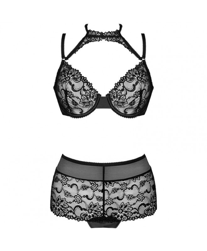 LIVCO CORSETTI FASHION - LINERA FOR THE SENSES COLLECTION BRA + PANTY BLACK 3